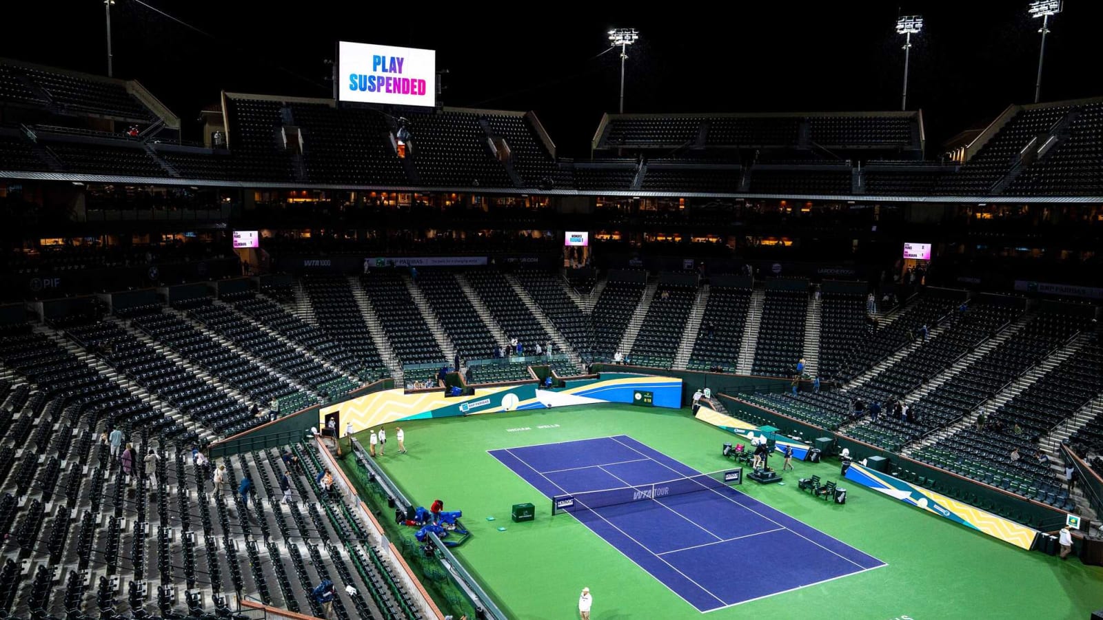Indian Wells suffers weather blow as matches suspended and cancelled
