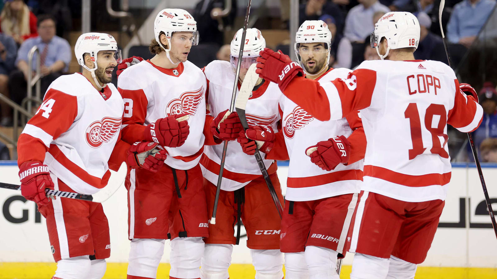 Red Wings Succumb Down Stretch to Rangers, 3-2