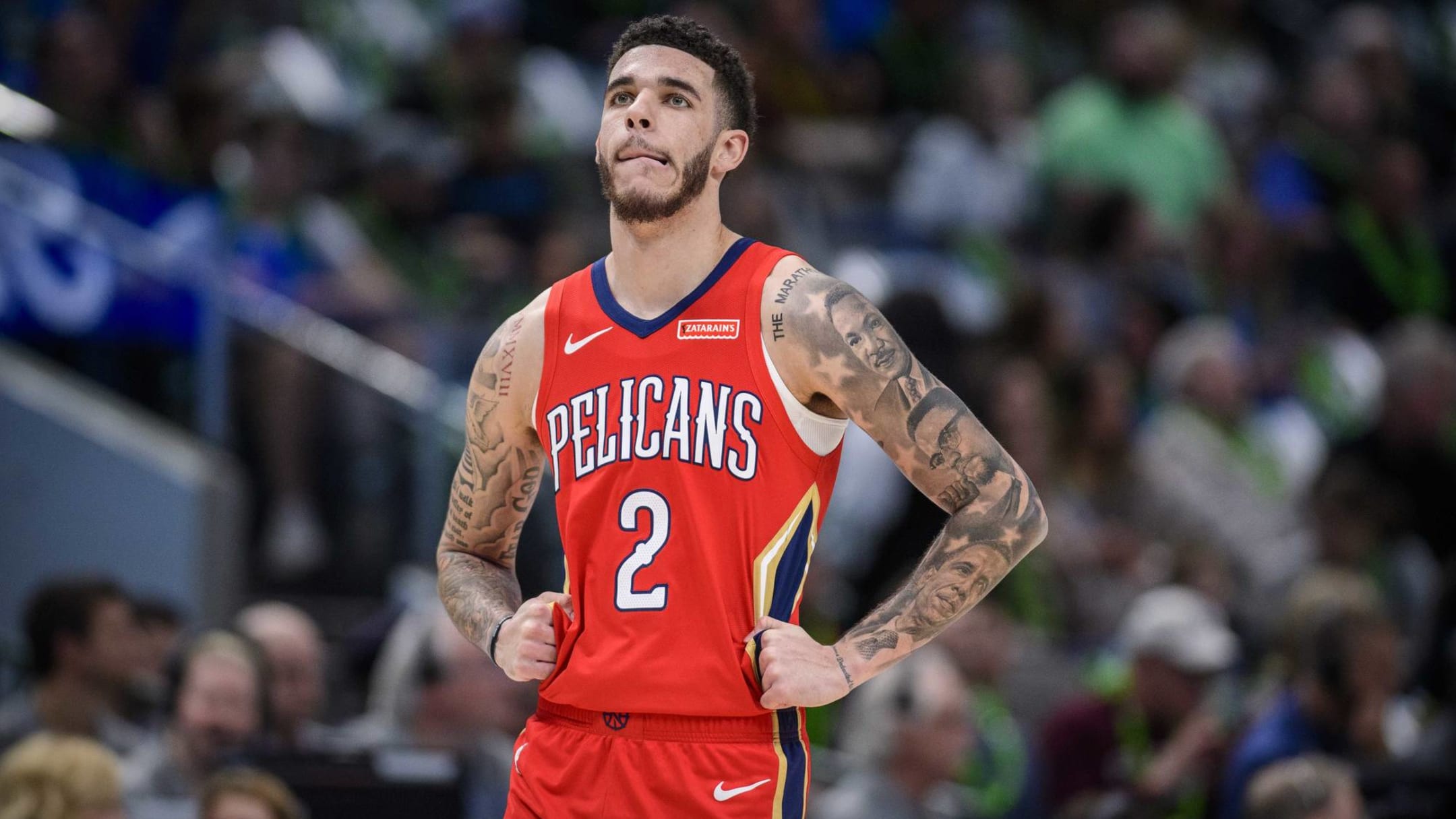 Lonzo ball jersey pelicans sales