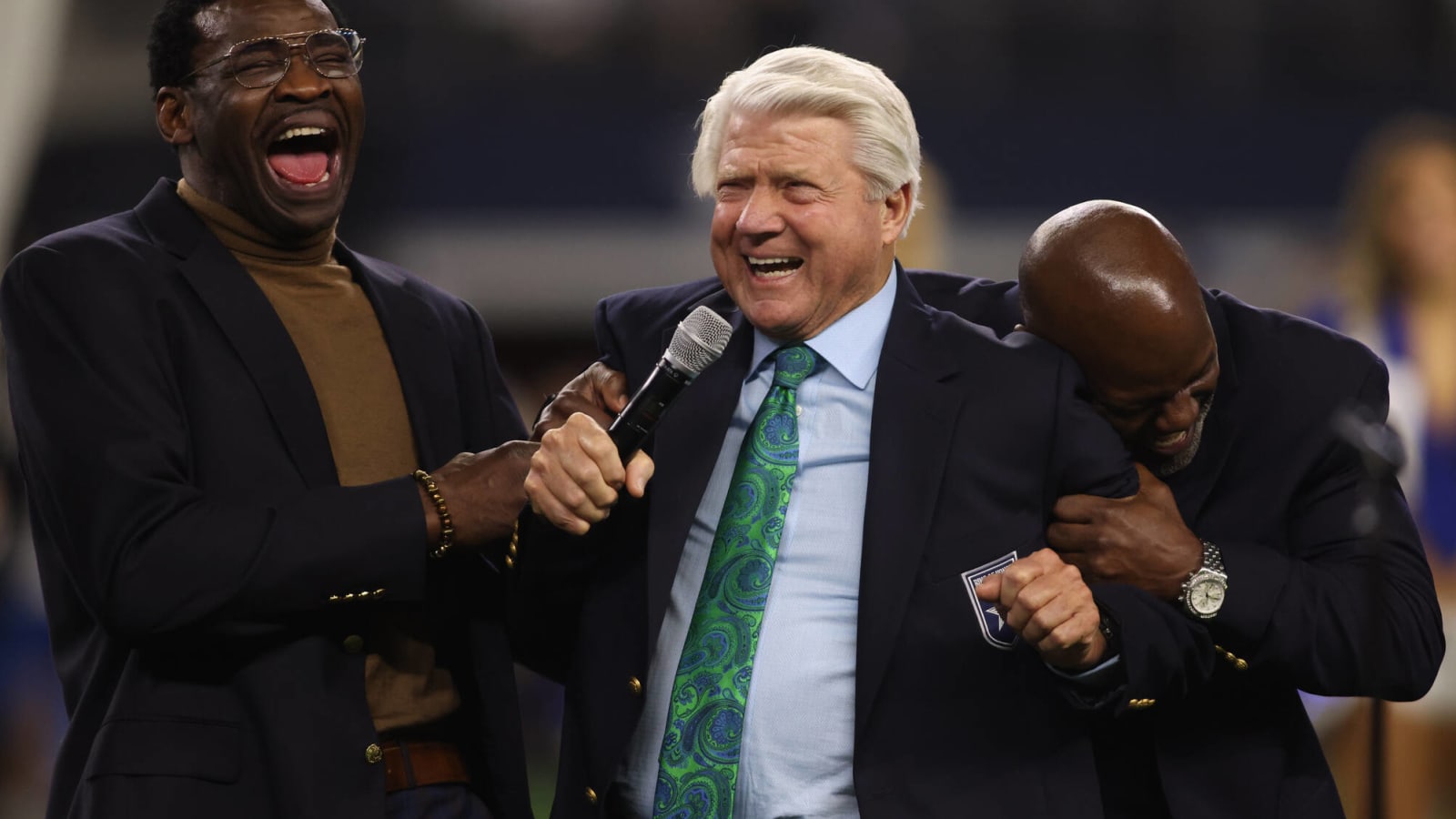 Jimmy Johnson dropped his famous Cowboys line during Ring of Honor ceremony