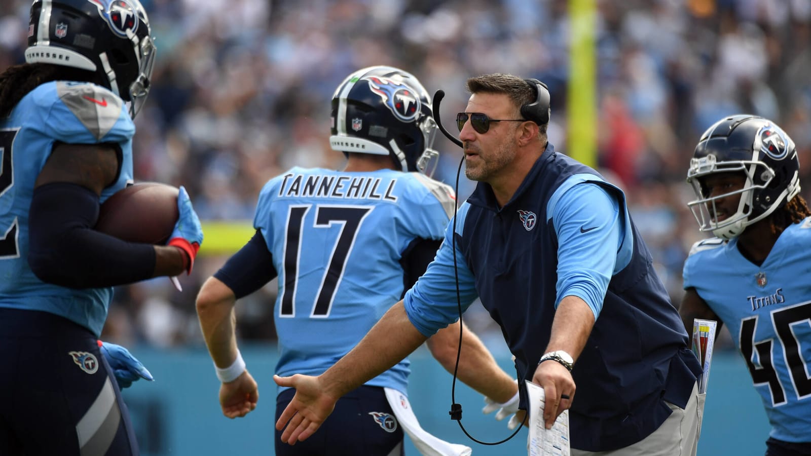 Audio reveals Mike Vrabel had great comments about Derrick Henry against Texans