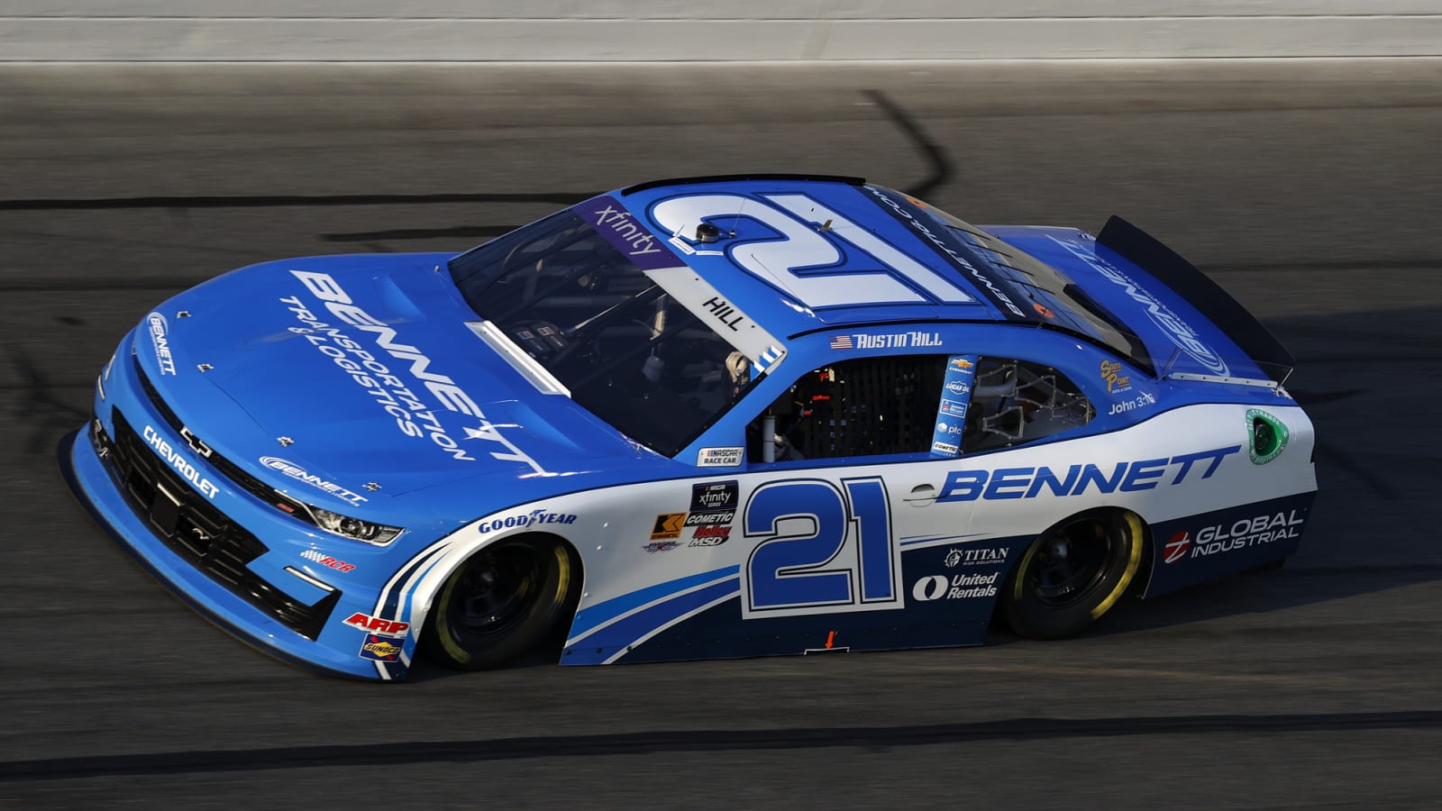 Mechanical issue takes Austin Hill out of Xfinity Series race