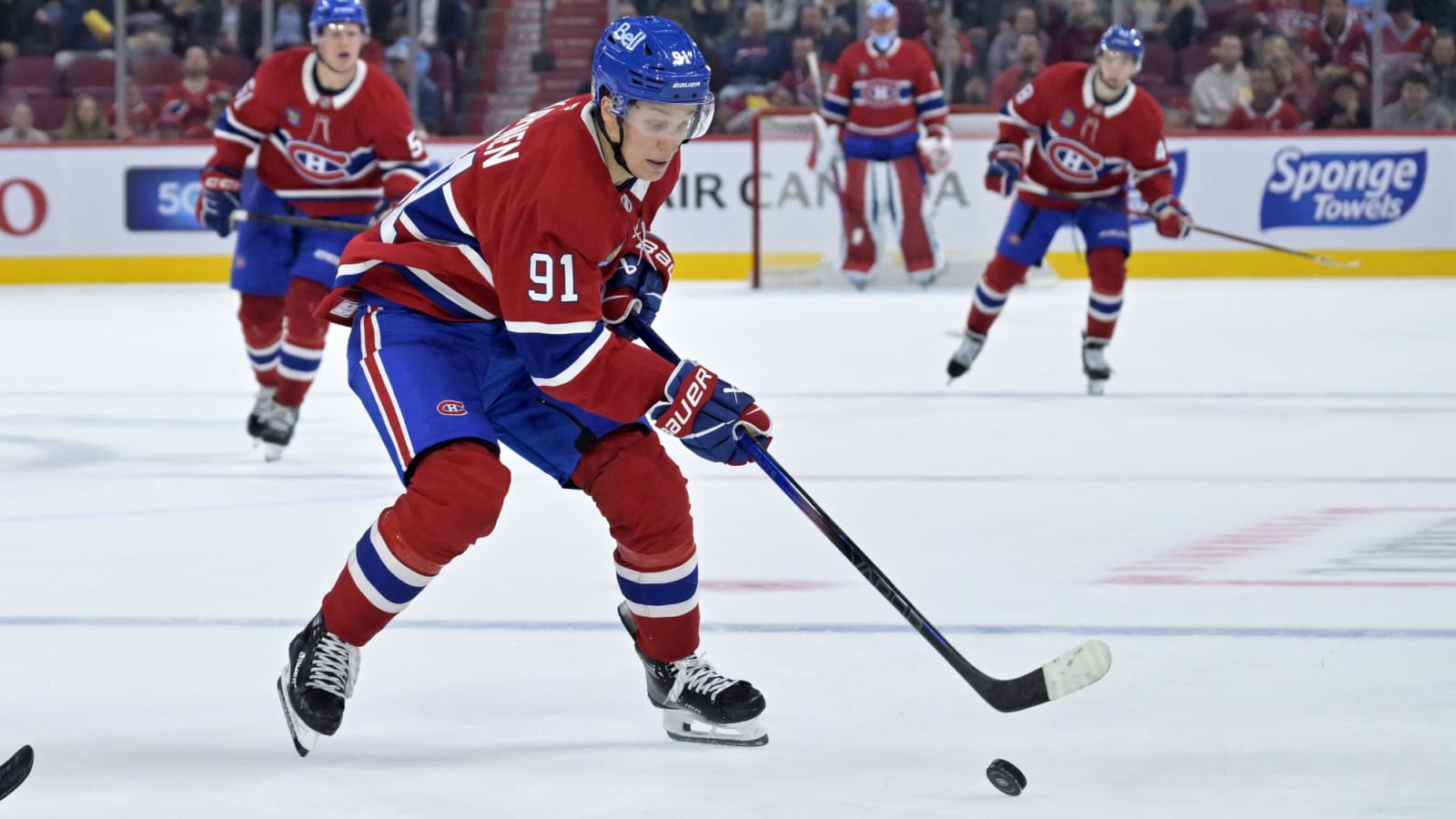 The Canadiens announce an absence for Oliver Kapanen