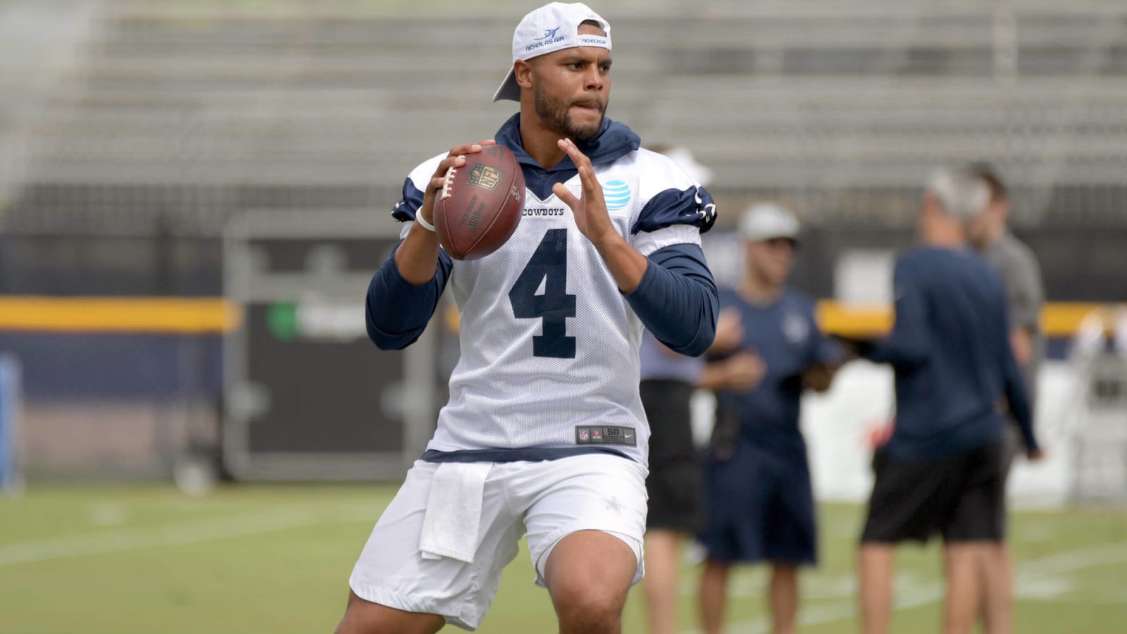 Watch: Dak Prescott finally throws first TD of training camp