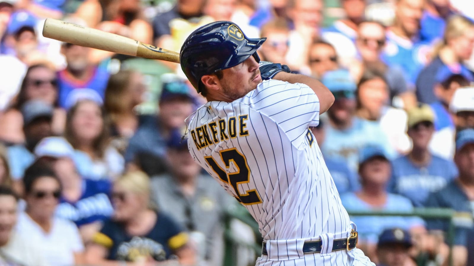 Angels acquire slugging outfielder Hunter Renfroe from Brewers in exchange  for trio of pitchers 