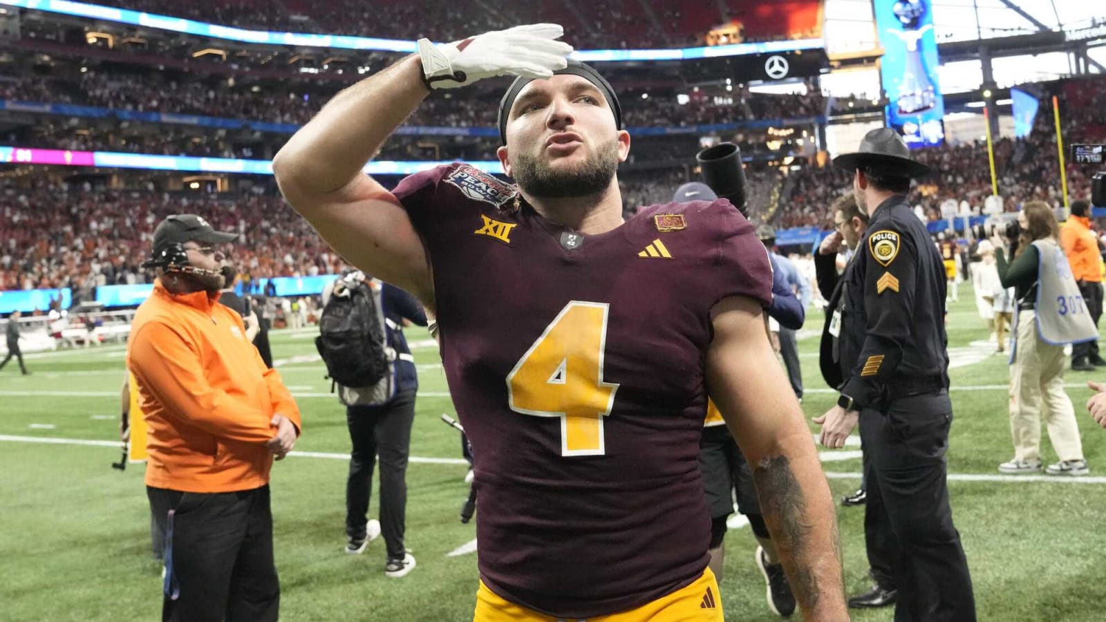 Arizona State’s Skattebo skipping a majority of the drills at NFL Combine