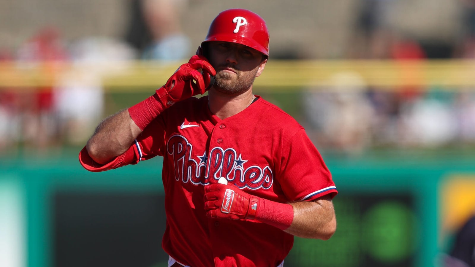 Phillies' first base options with Darick Hall injured