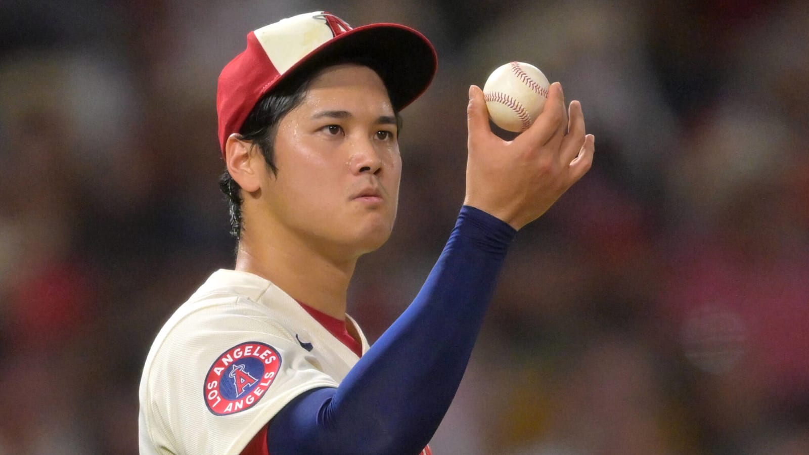 Shohei Ohtani autographs ball Kody Clemens struck him out with