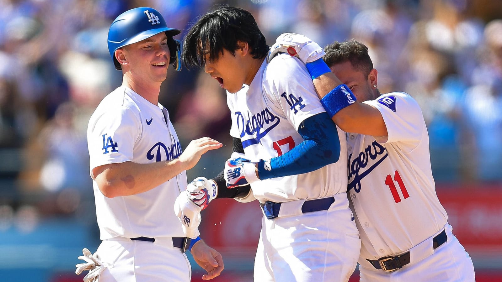 Watch: Shohei Ohtani delivers first walk-off hit for Dodgers