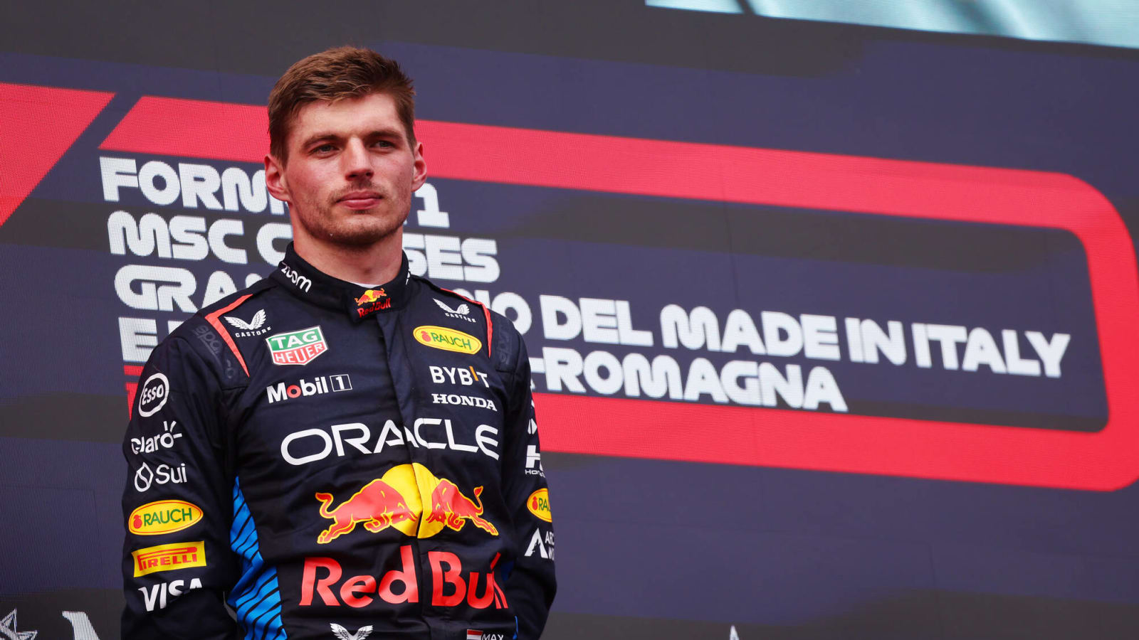Max Verstappen claims he almost crashed in the ‘grandstands’ en route to Emilia Romagna GP victory