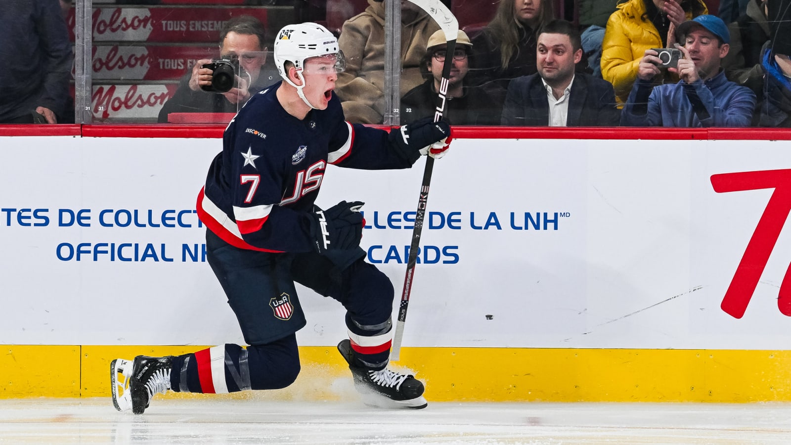 Brady Tkachuk on the Ice for Team USA, Likely to Play vs. Canada