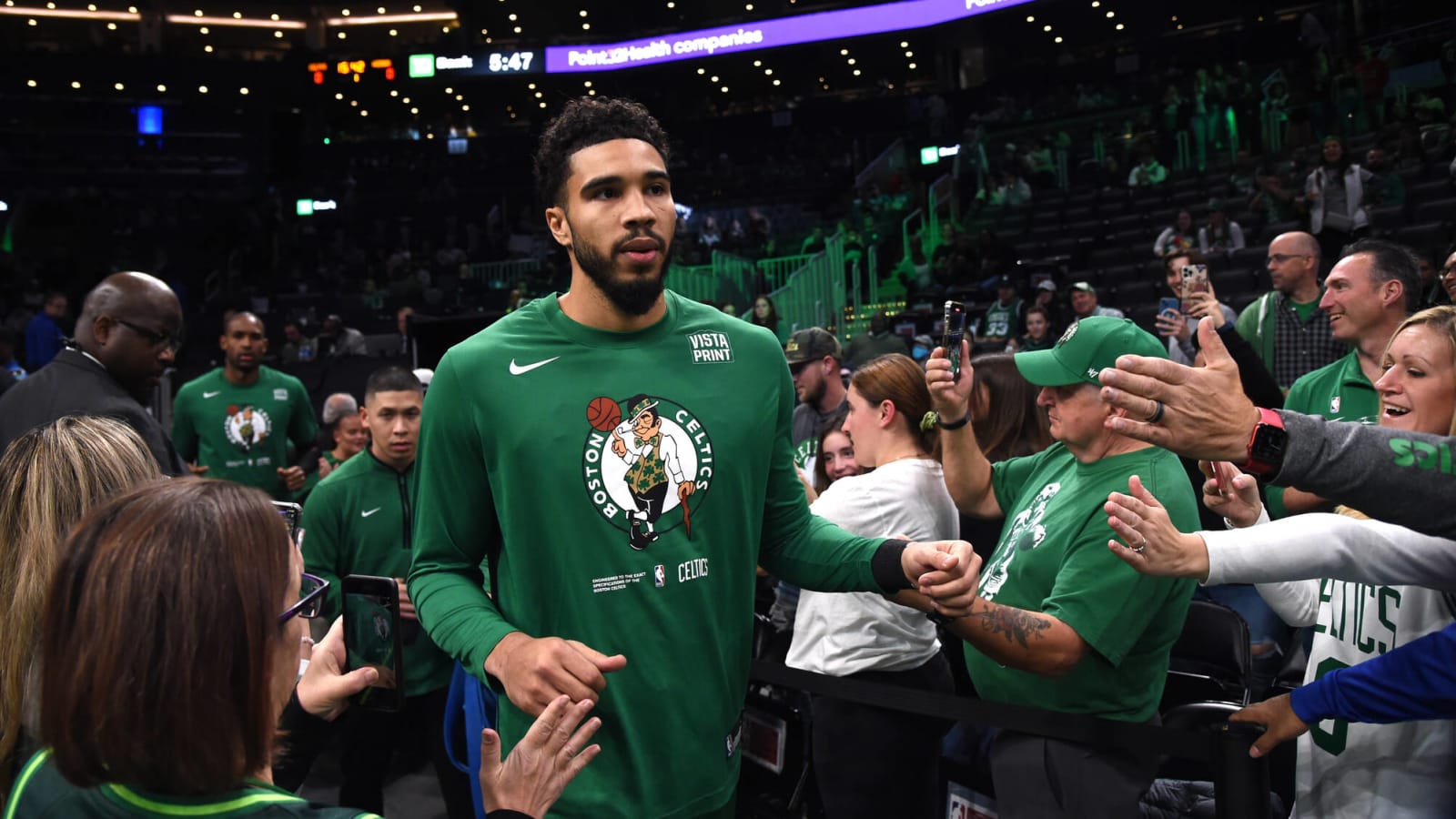 Jayson Tatum has funny response to press conference mishap
