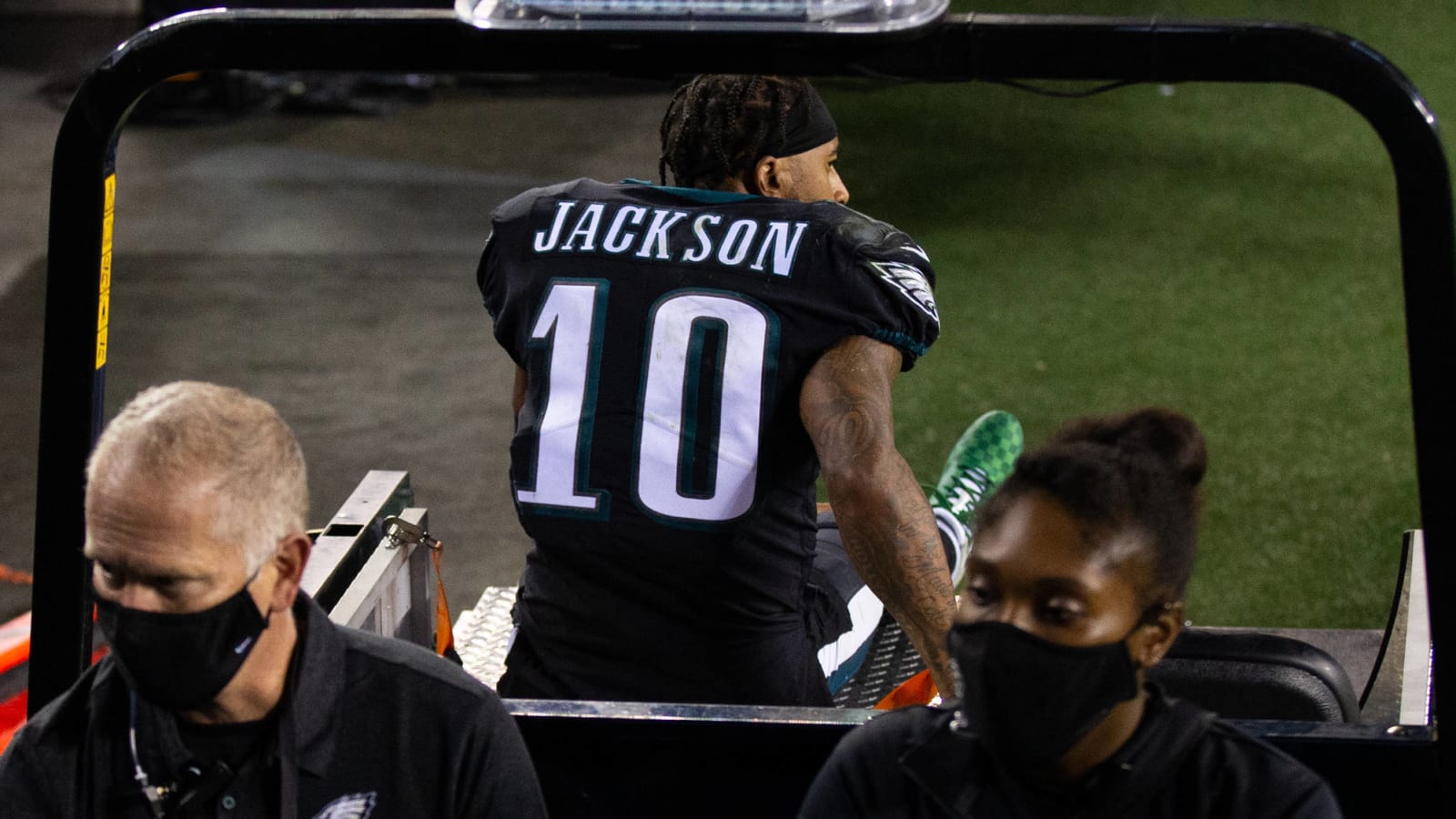 Eagles believe DeSean Jackson suffered high ankle sprain