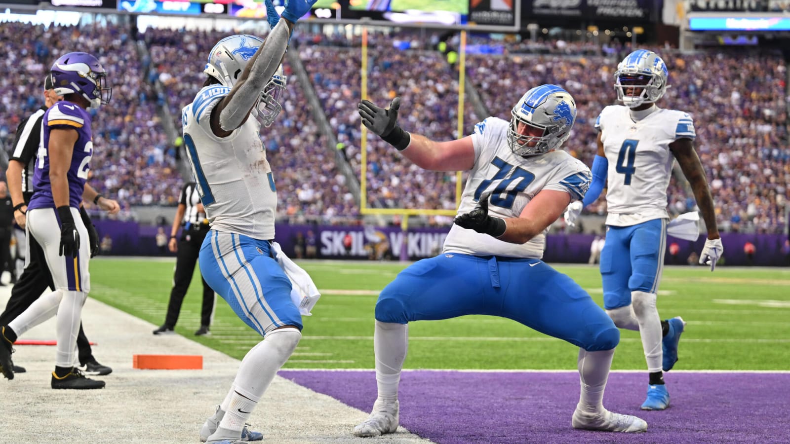 Lions RB Jamaal Williams fined for viral TD celebration