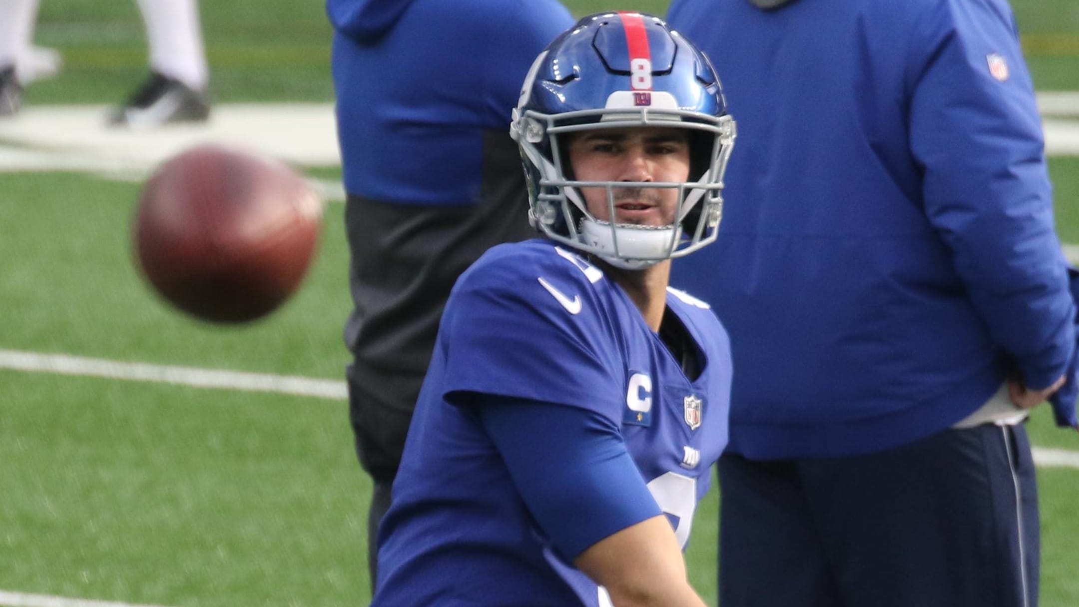 New York Giants' Daniel Jones organizing workouts with skill players