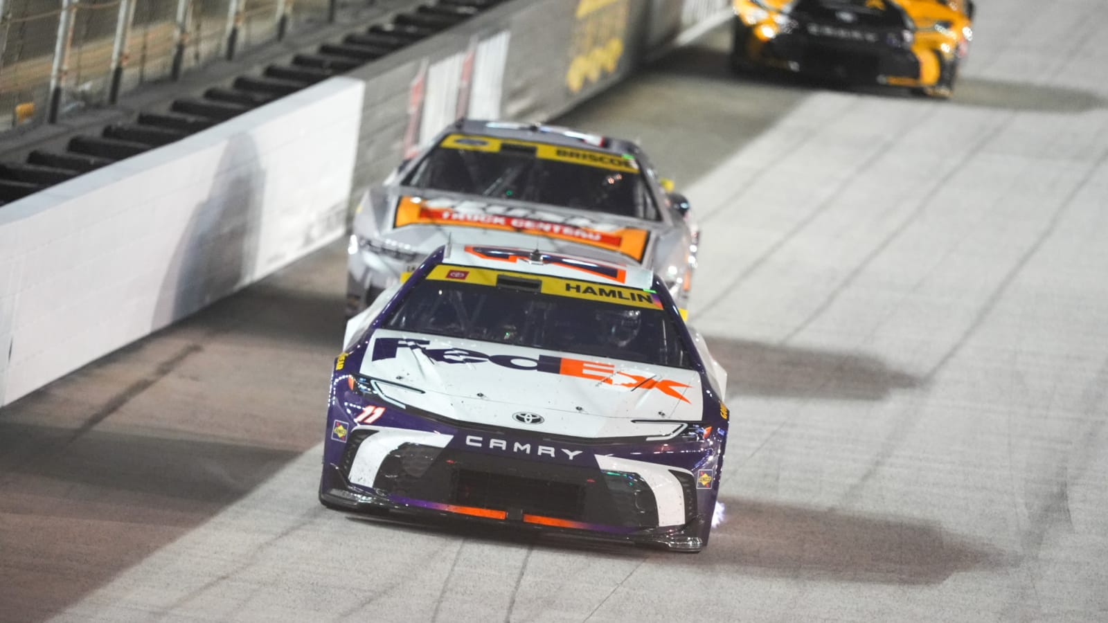 Denny Hamlin advances to Round of 12 with clutch Bristol run