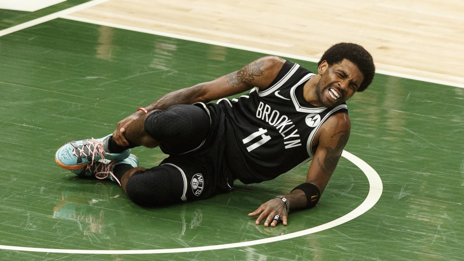 Nets' Kyrie Irving exits Game 4 vs. Bucks with ankle injury