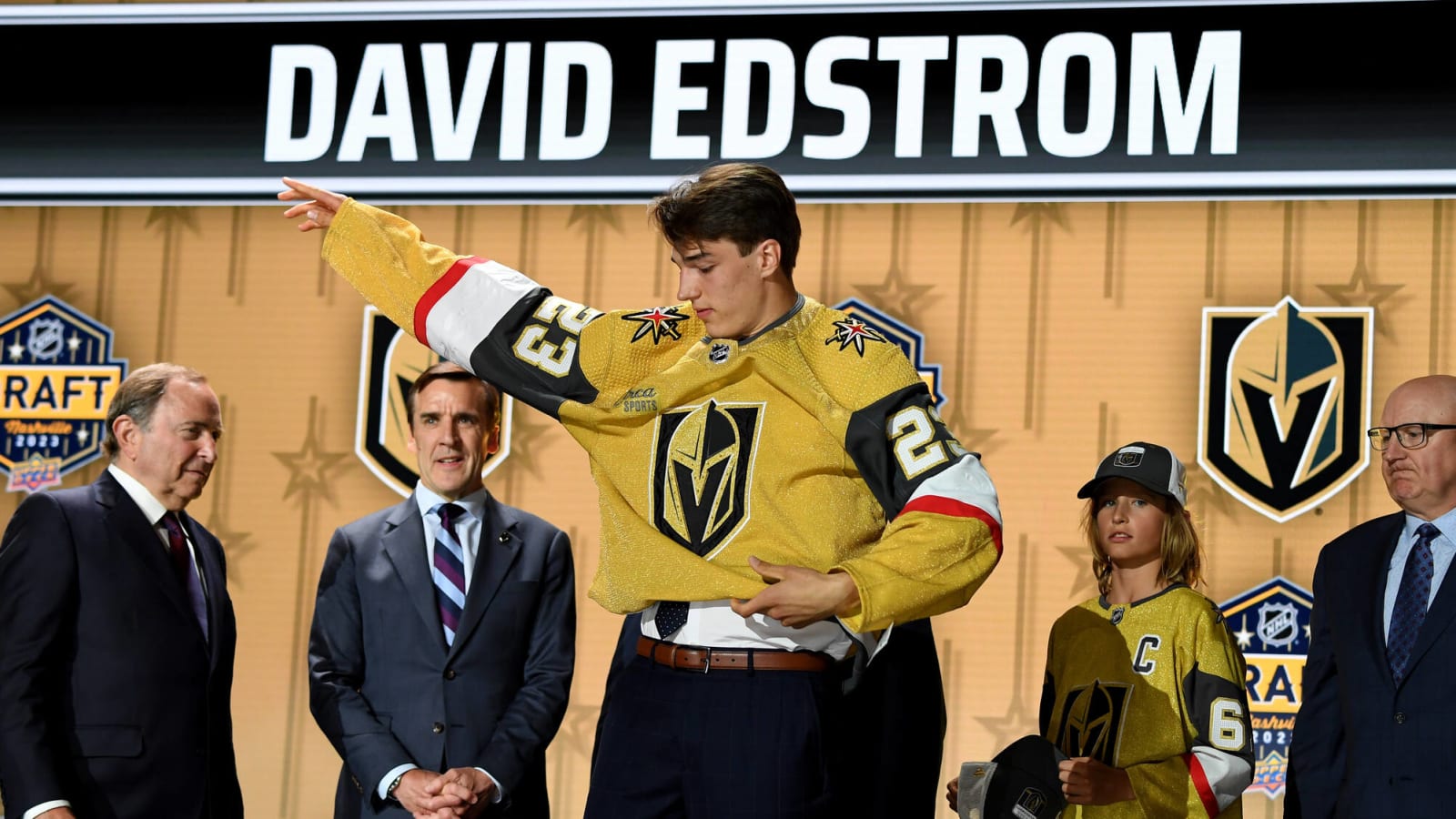 Vegas Golden Knights Draft David Edstrom 32nd Overall Yardbarker