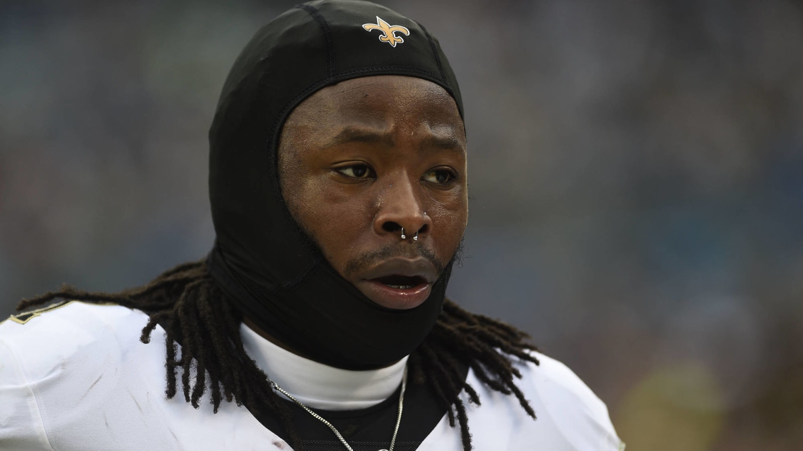 Alvin Kamara misses training camp; possibly holdout-related