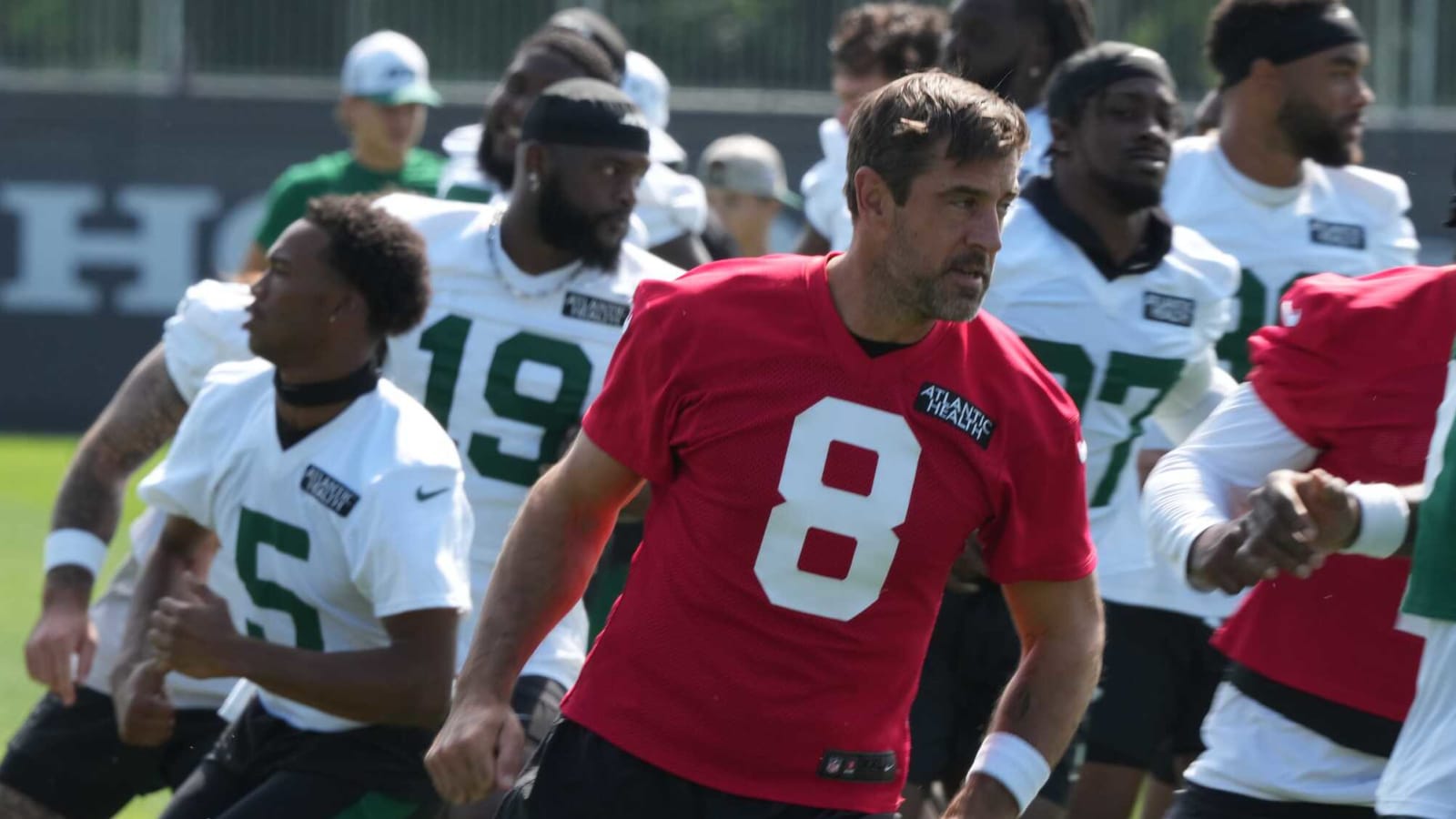 Jets QB Aaron Rodgers explains training-camp confrontations