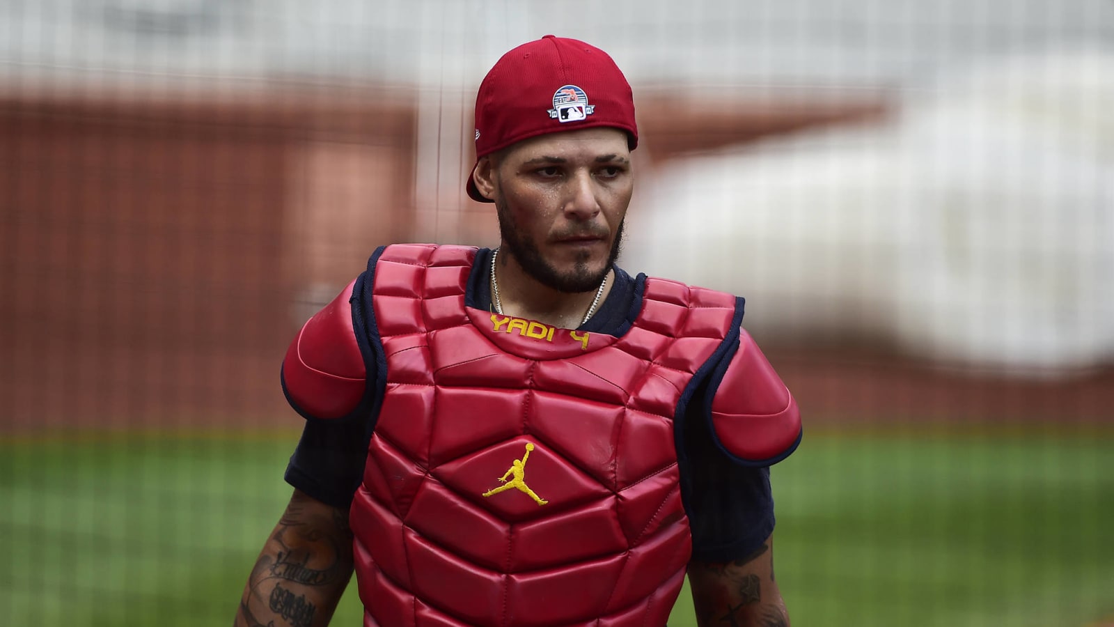 wallpaper yadier molina jersey