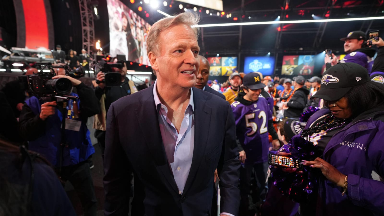 Roger Goodell on playing on Christmas: ‘We go where the fans are’