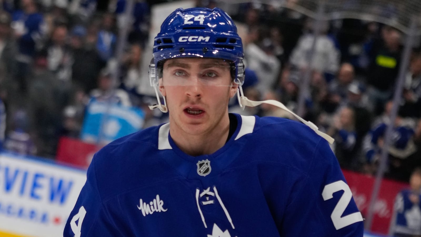 Maple Leafs place center on IR, recall young winger