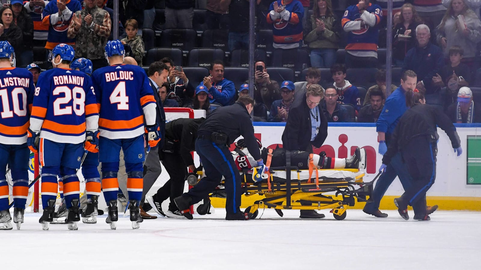 Senators give positive update on defenseman who exited on stretcher