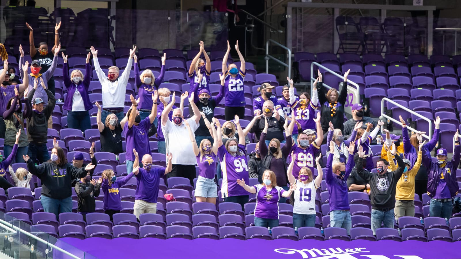 Vikings to have 250 fans max for remainder of season
