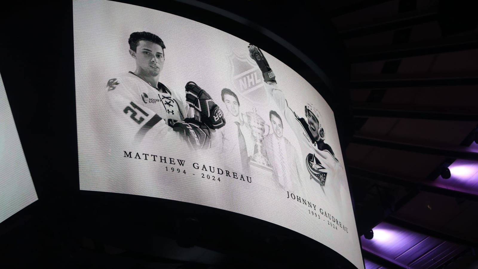 The Gaudreau family delivers a poignant video message
