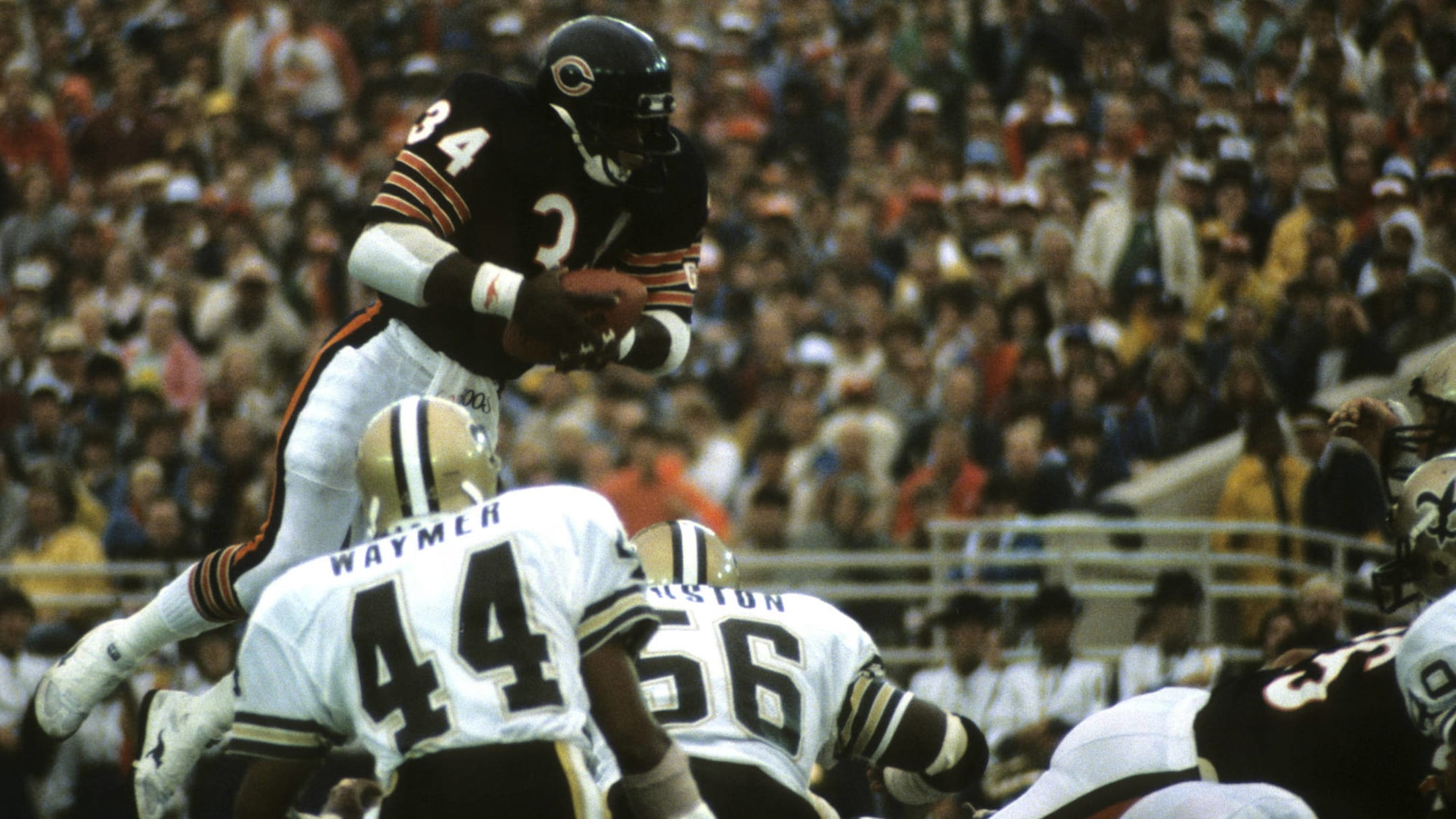 Walter Payton Chicago Bears v Lions 1987