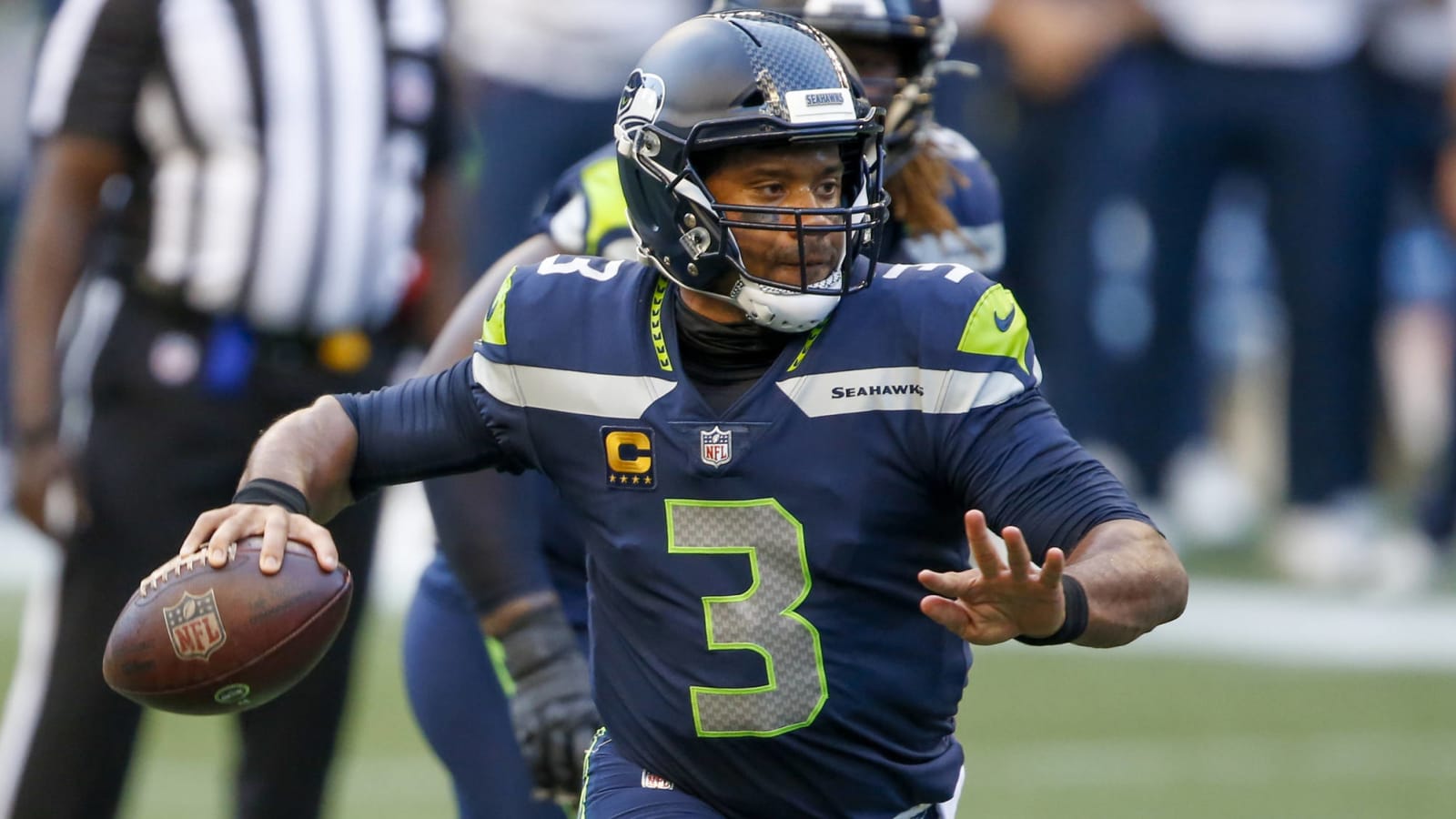 Watch: Russell Wilson throws pick-six to open ‘Sunday Night Football’