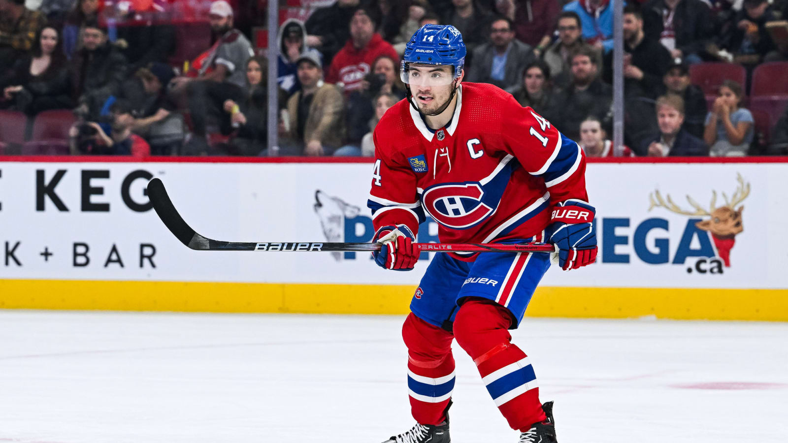 'The striker who makes more money than Nick Suzuki will be a free agent'.