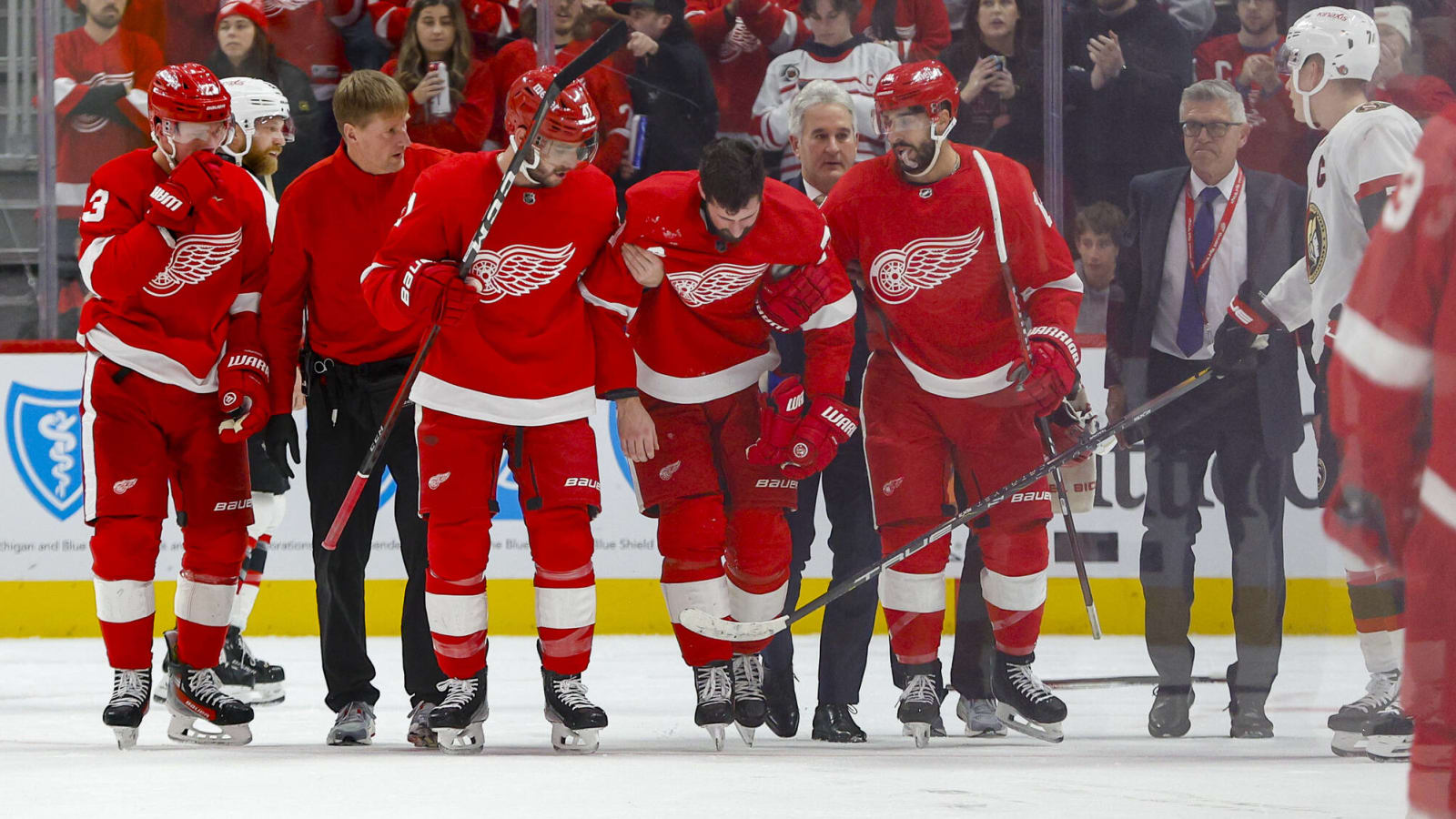 Red Wings Lose Larkin, Game and the Plot