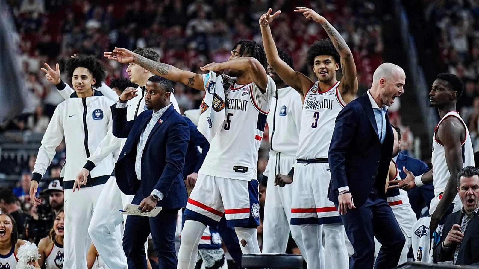 No. 1 UConn fends off Alabama to earn shot at title repeat