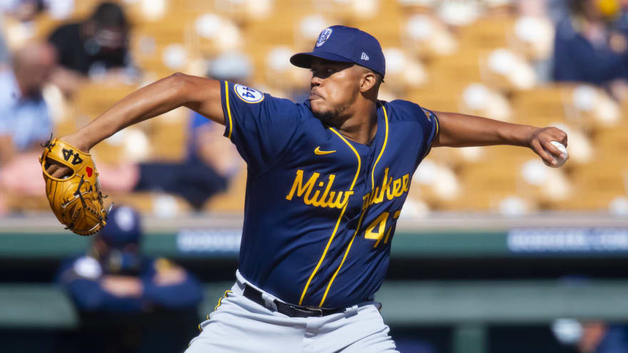 Brewers Angel Perdomo Unable To Appear In Game Due To Clerical Error Yardbarker