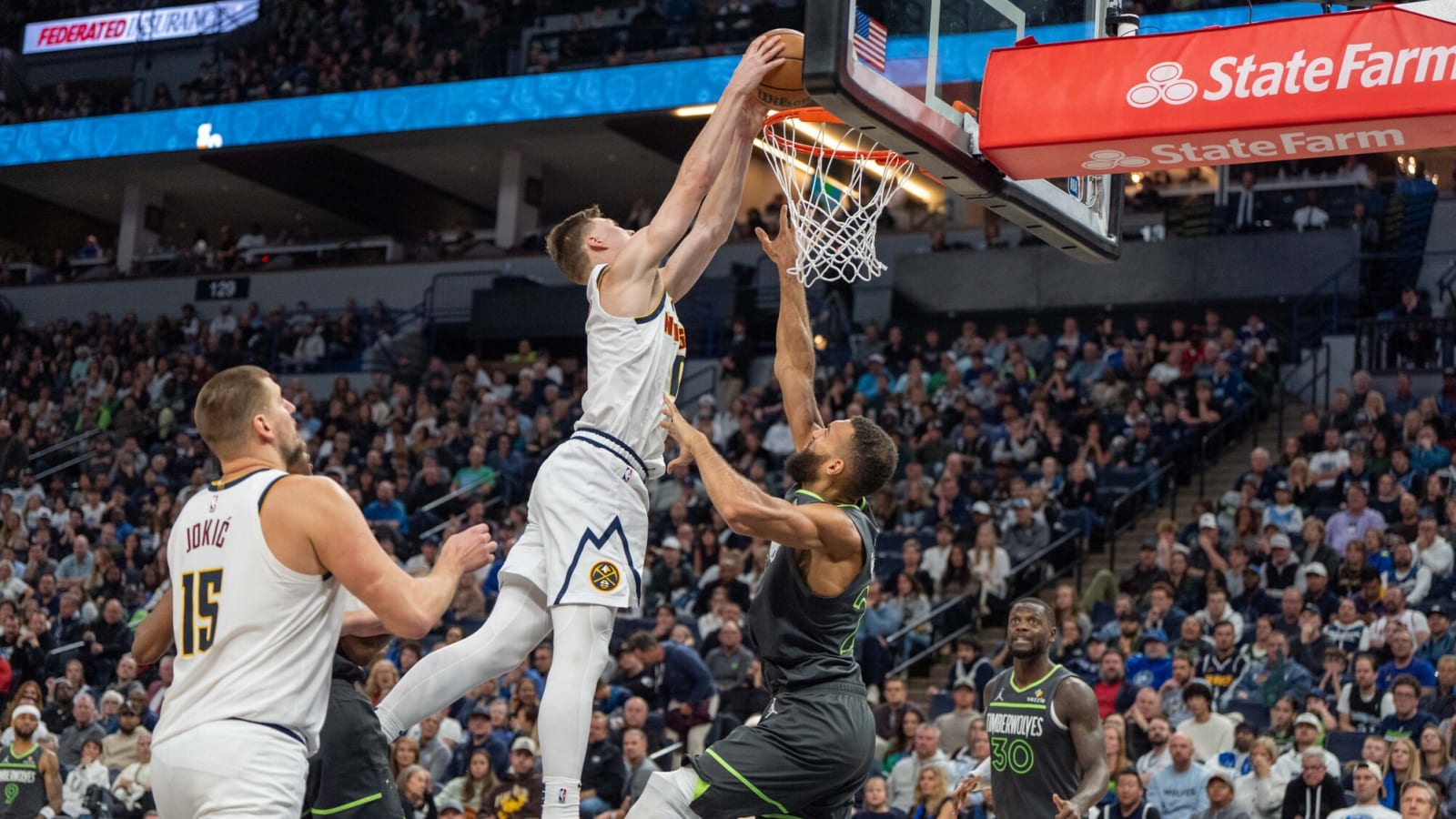 Gobert, Braun assessed technical fouls following dunk, altercation