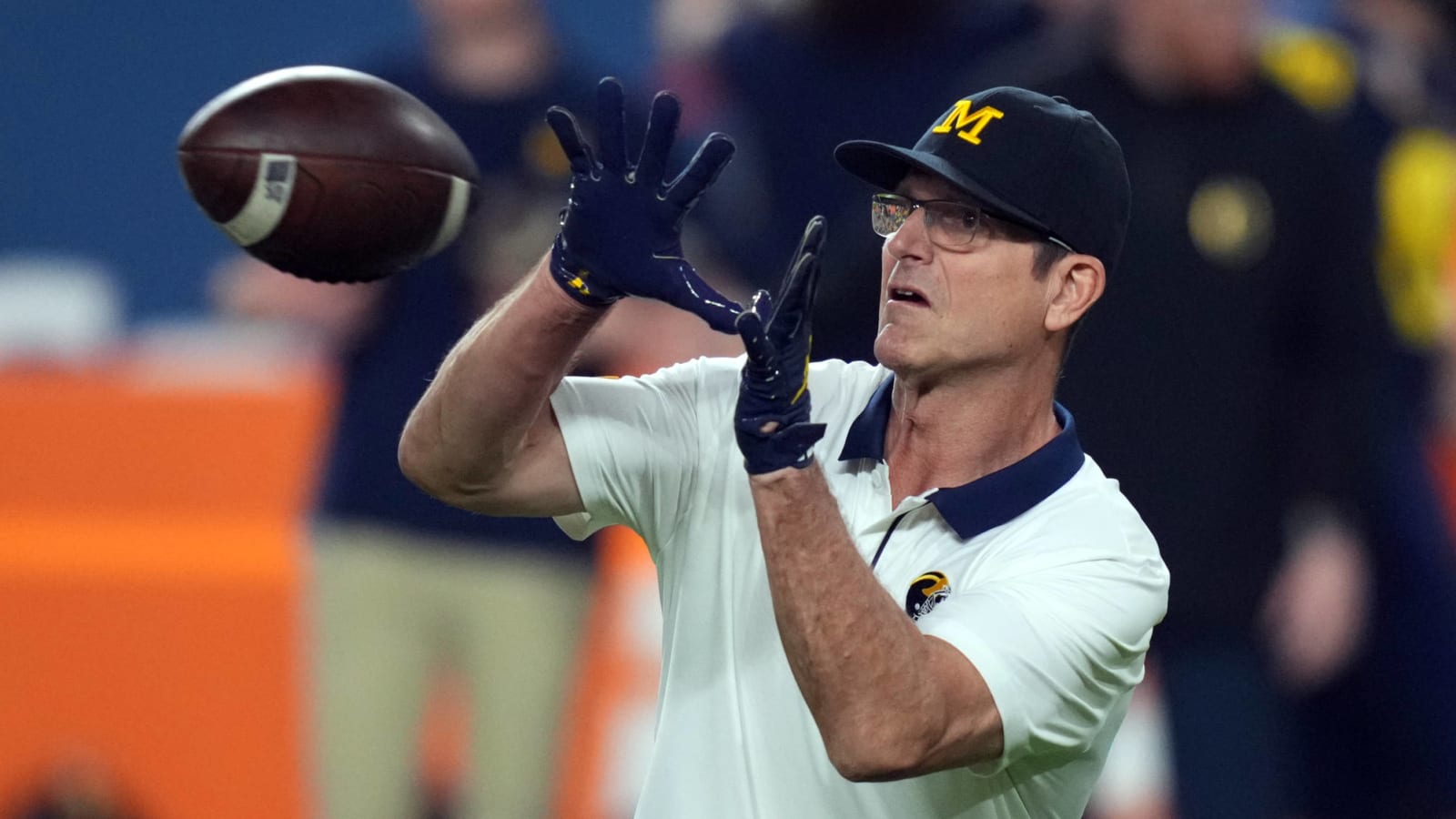 Watch: Jim Harbaugh was so fired up ahead of playoff semifinal