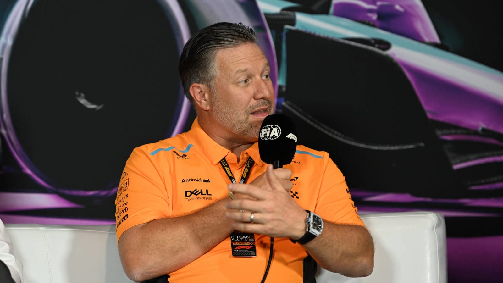 Zak Brown claims straight fight between Max Verstappen and Lando Norris would ‘end in tears’