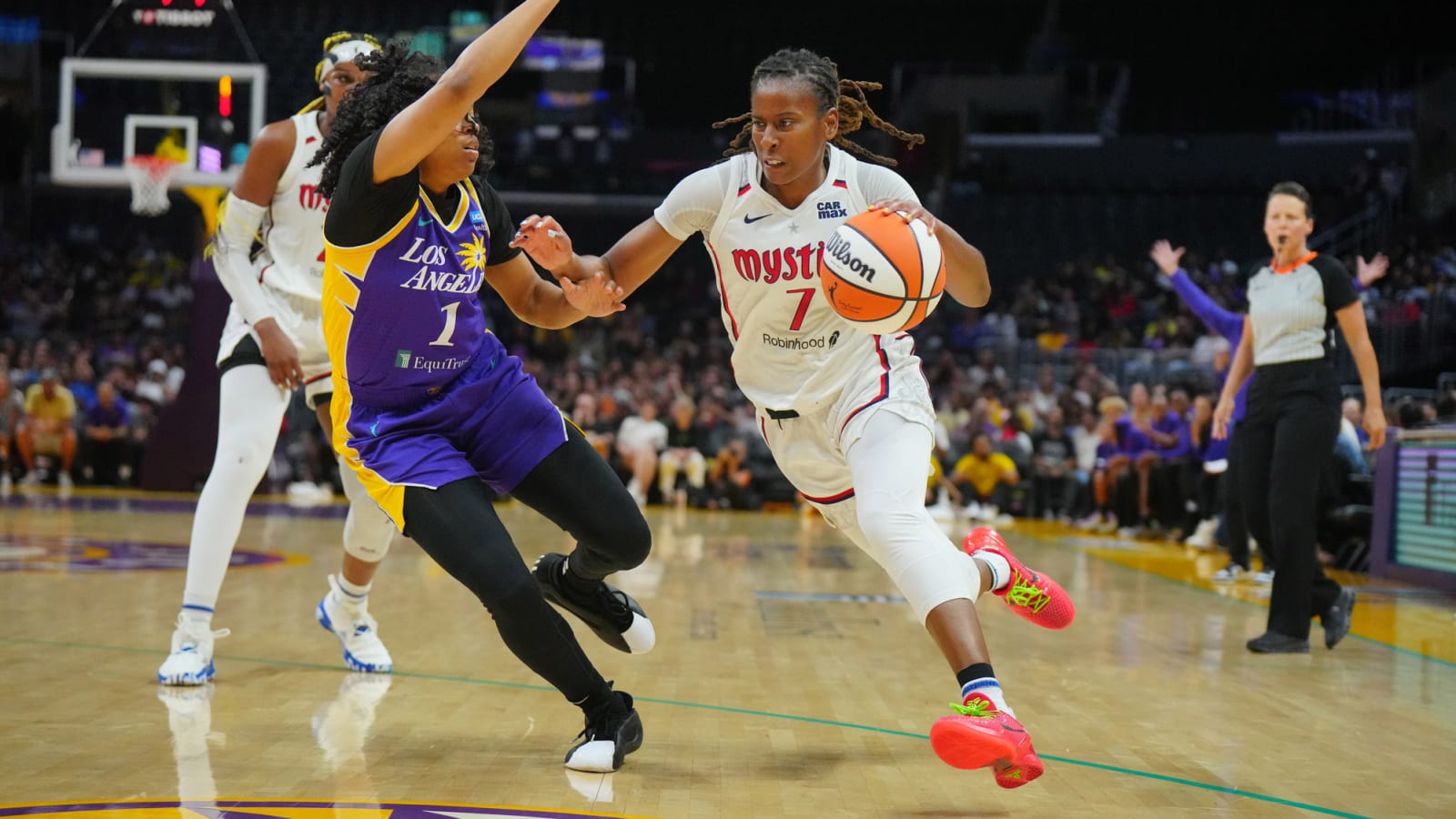 Ariel Atkins’ career night blighted by Las Vegas Aces