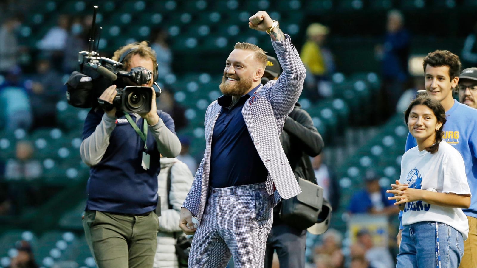 Conor McGregor batters and bruises opponents in soccer match