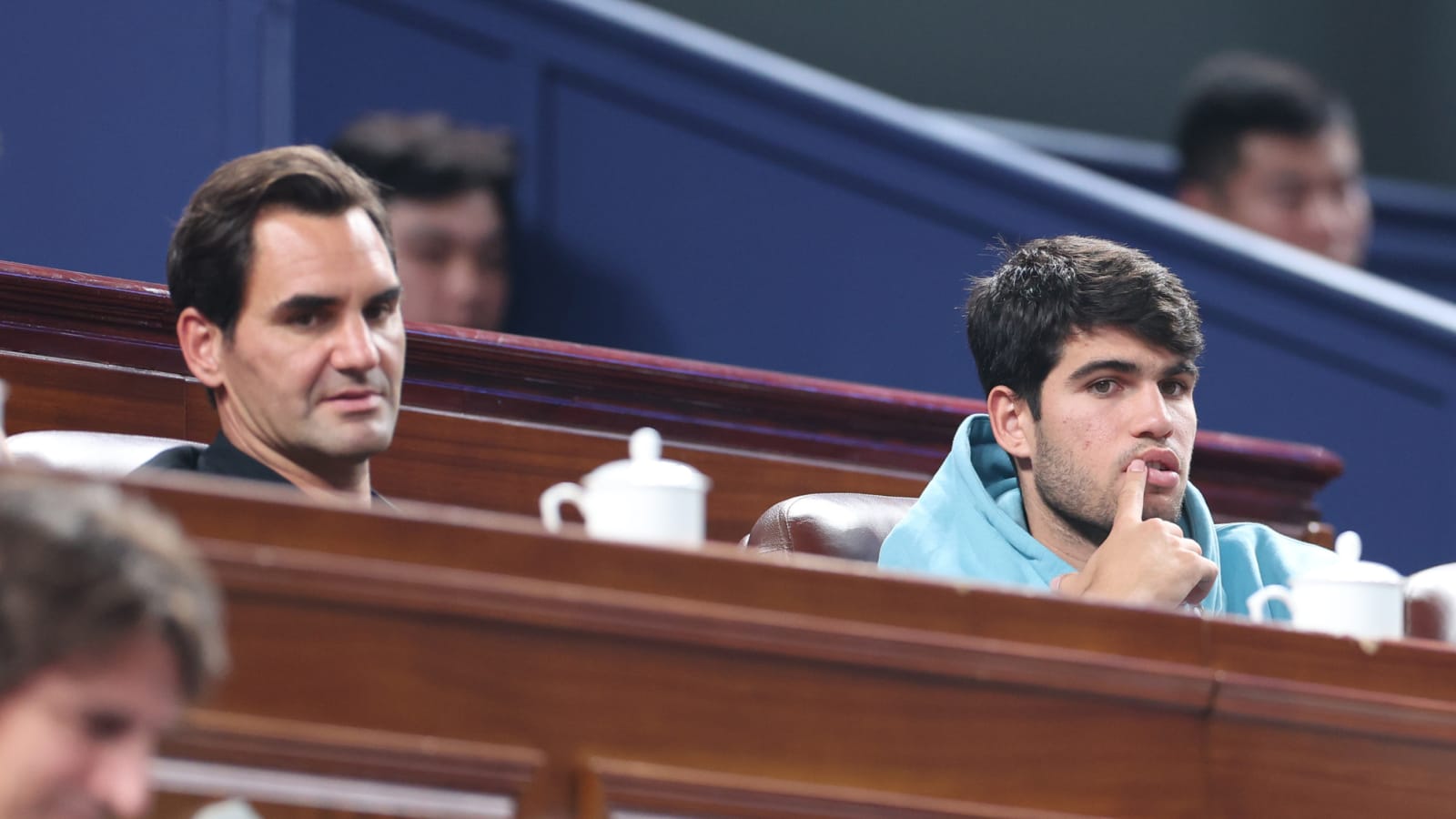 Federer practices with Alcaraz after declining earlier invite
