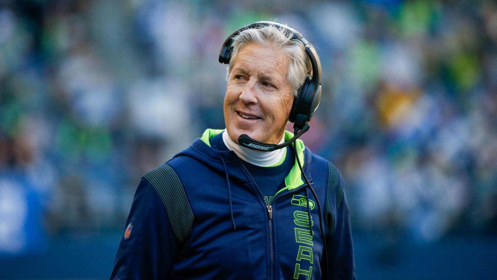 What did Pete Carroll throw on field instead of challenge flag?