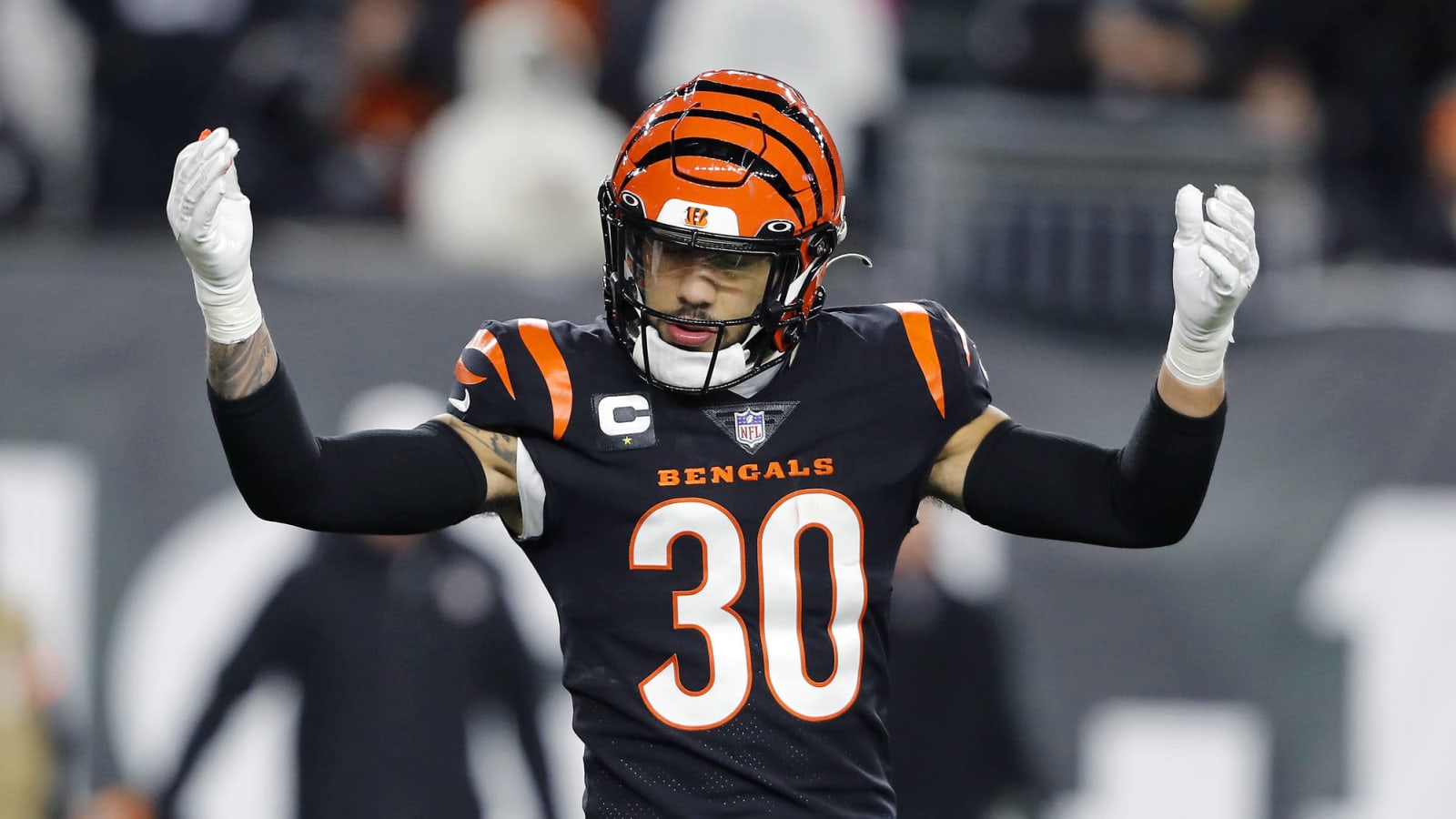 Watch: Bengals' Jessie Bates intercepts Titans' Ryan Tannehill on first play of game