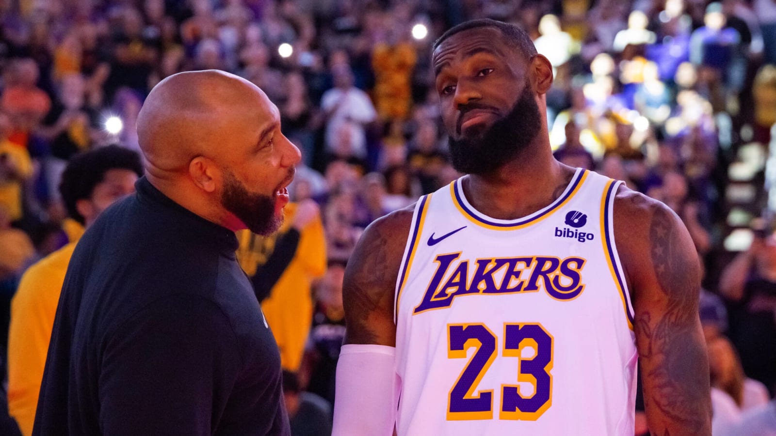 Report: LeBron James ‘Rolls His Eyes’ When Lakers Coach Darvin Ham Speaks During Timeouts