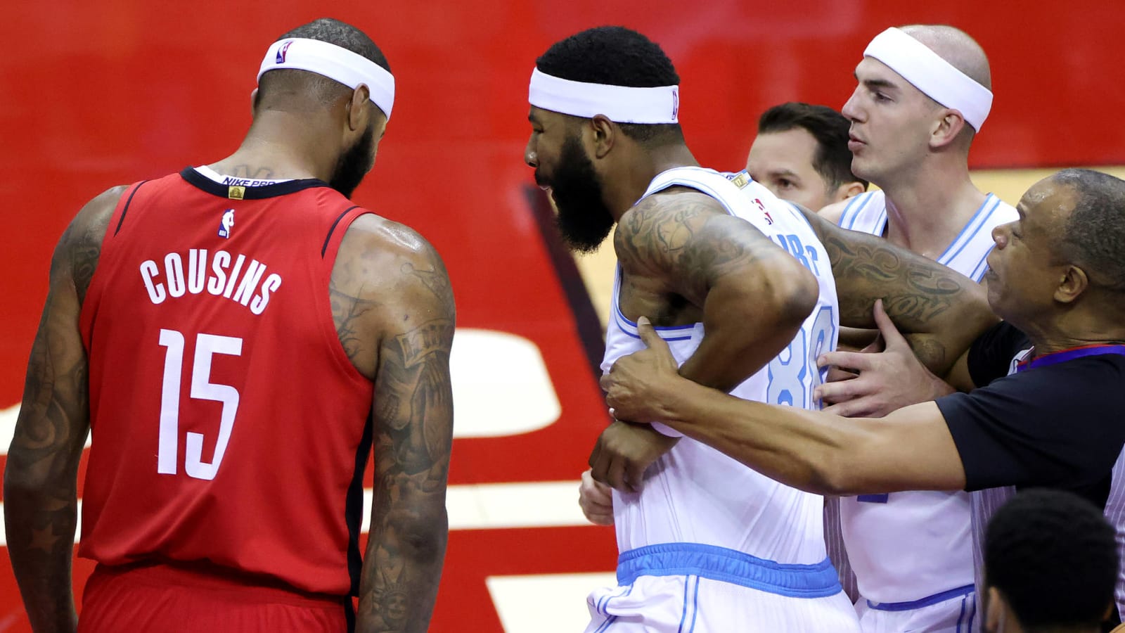 DeMarcus Cousins, Markieff Morris fined for altercation