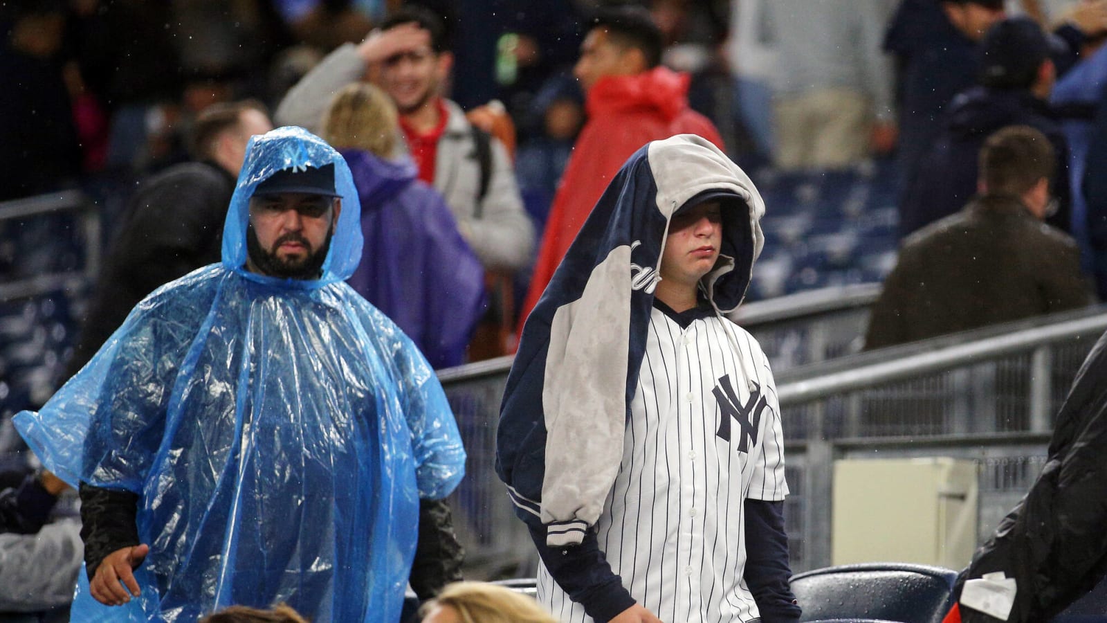 Yankees-Guardians Game 5 rained out, moved to Tuesday