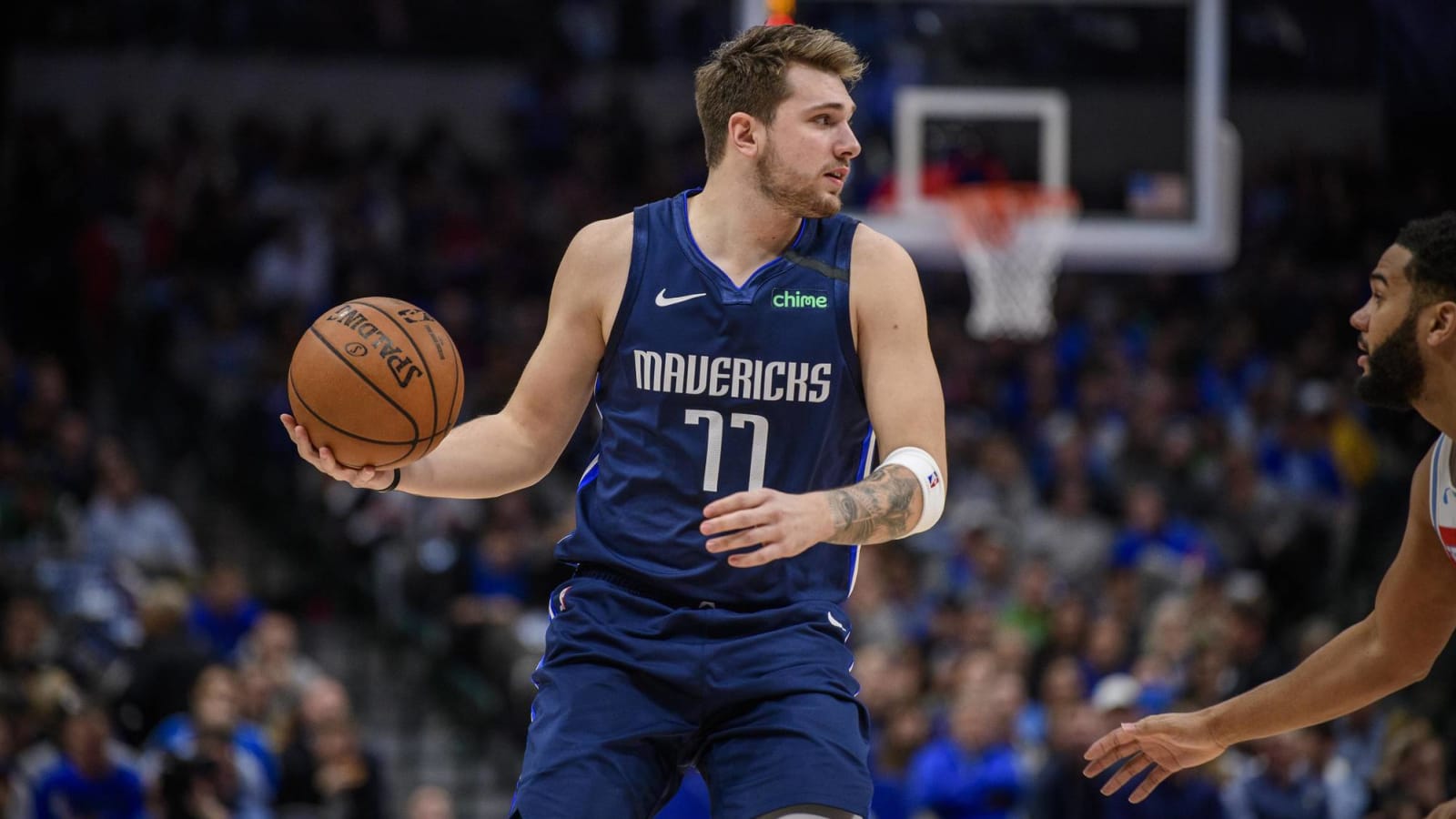 Watch: Mavericks’ Luka Doncic hits circus shot in return to action