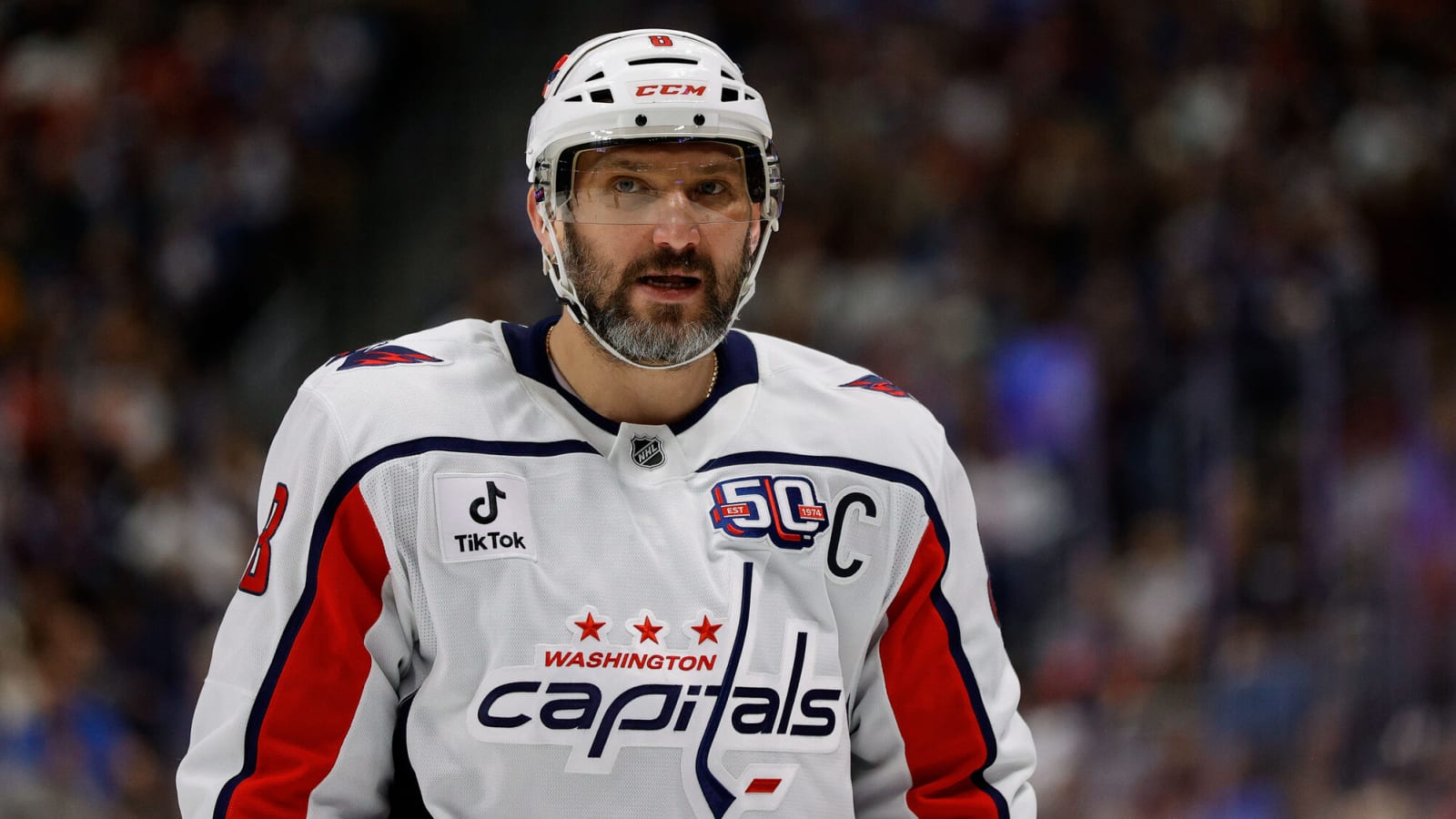 Watch: Injured Alex Ovechkin ramps up skating