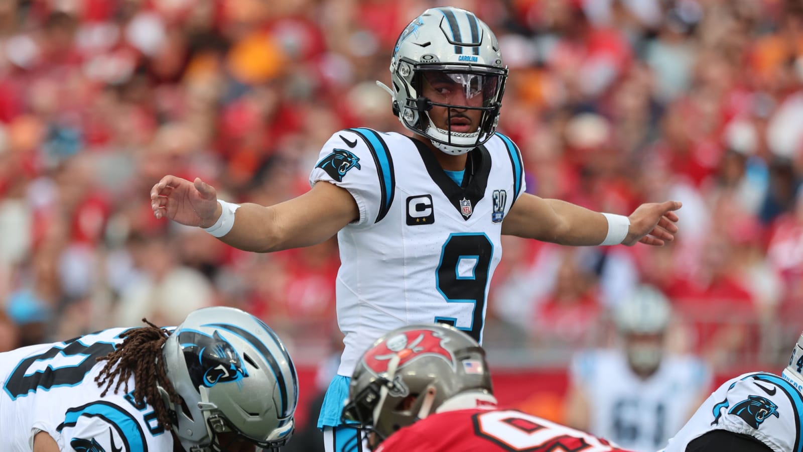 Watch: Bryce Young throws 17-yard TD pass vs. Buccaneers